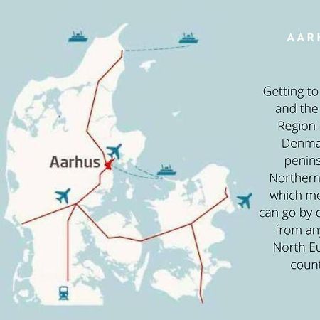 Bo Med Stil Og Udsigt Til Aarhus Lystbadehavn Διαμέρισμα Εξωτερικό φωτογραφία